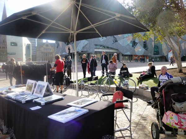 Friends gathering around before my departure.